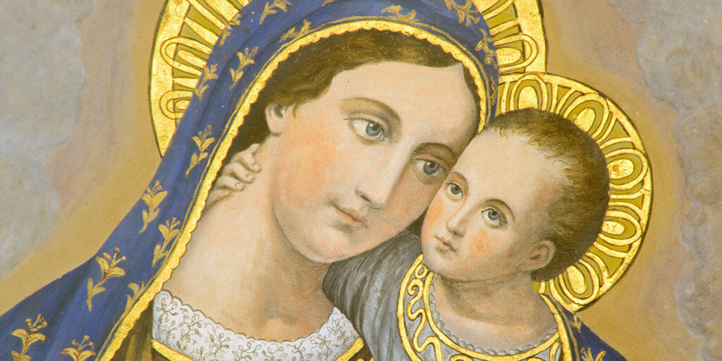 Mother Mary painting