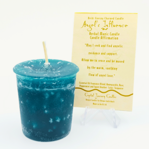 Angel's Influence ~ Herbal Magic Reiki Energy Charged Candle