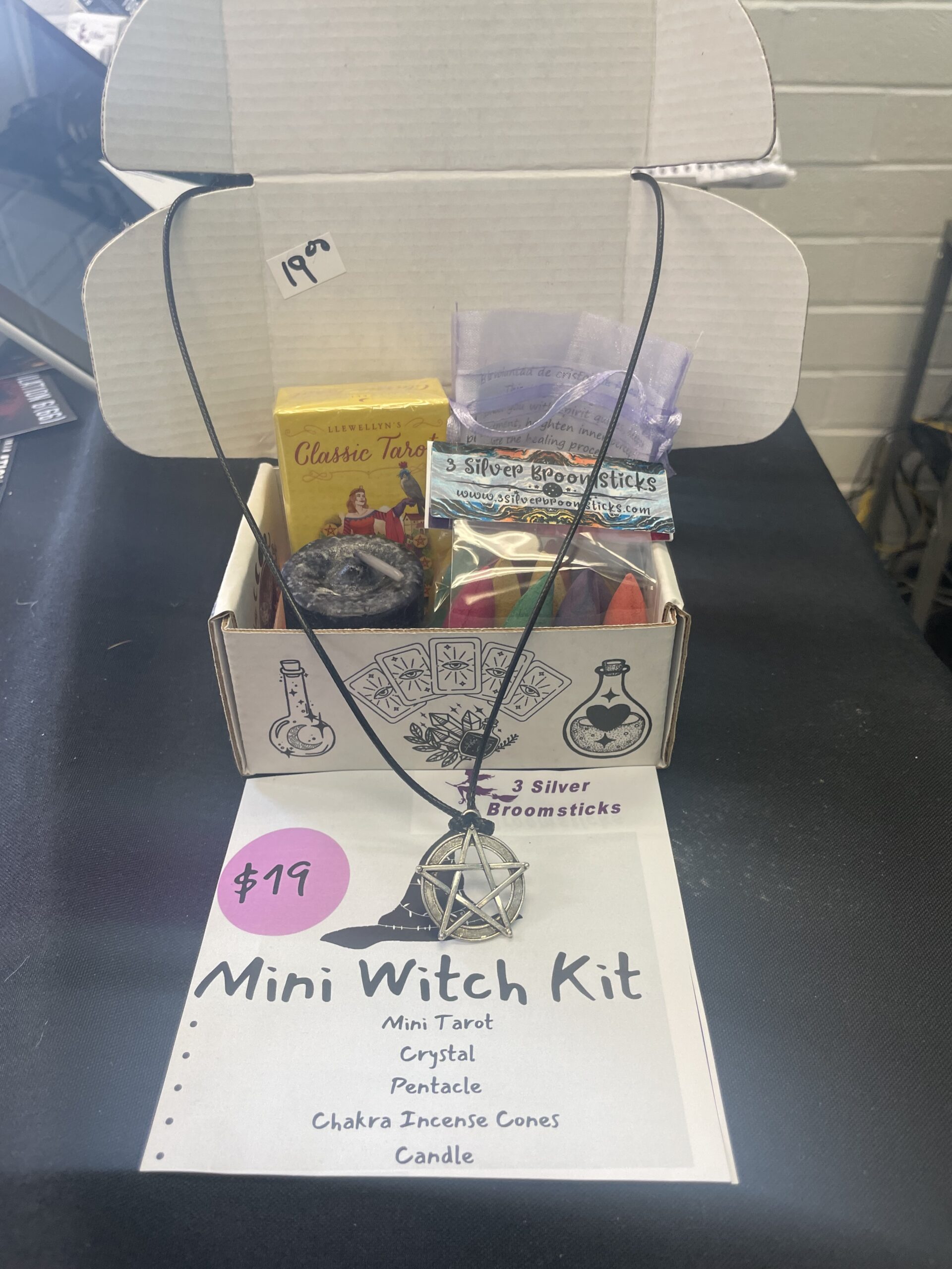 Mini Witch Kit - Three Silver Broomsticks